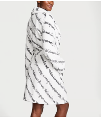 Плюшевий халат Short Cozy Robe Print