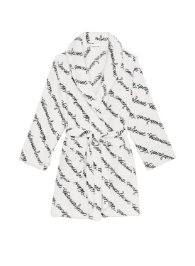 Плюшевий халат Short Cozy Robe Print