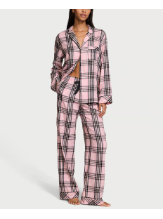 Пижама Flannel Long Pajama Set Print