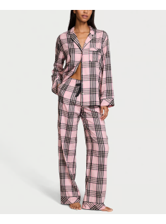 Пижама Flannel Long Pajama Set Print