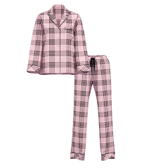 Піжама Flannel Long Pajama Set Print