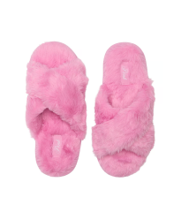 Домашні капці Faux Fur Slippers Pink