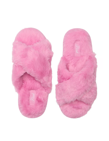 Домашні капці Faux Fur Slippers Pink