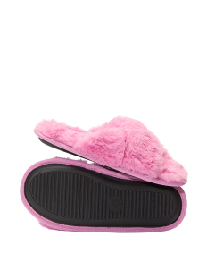 Домашние тапочки Faux Fur Slippers Pink