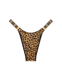 Трусики Shine Strap Brazilian Panty Leopard