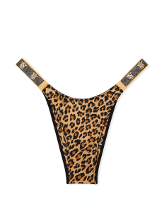 Трусики Shine Strap Brazilian Panty Leopard