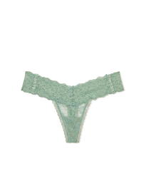 Трусики Lace-Up Lace Thong Panty Seasalt Green