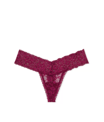 Трусики Lace Thong Panty Plum Rouge