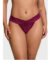 Трусики Lace Thong Panty Plum Rouge