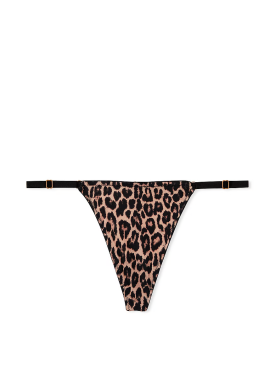 Трусики V-Hardware Adjustable V-String Panty Leopard