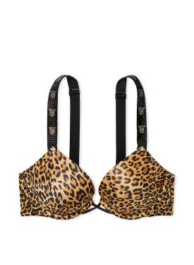 Бюстгальтер Bombshell Shine Strap Add-2-Cups Push-Up Bra Leopard