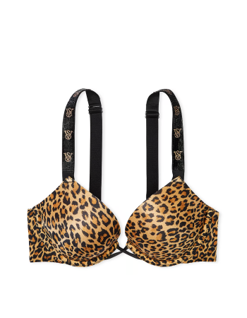 Бюстгальтер Bombshell Shine Strap Add-2-Cups Push-Up Bra Leopard