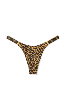 Трусики Shine Strap Thong Panty Leopard