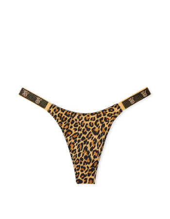 Трусики Shine Strap Thong Panty Leopard