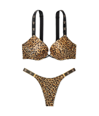 Комплект білизни Bombshell Shine Strap Add-2-Cups Push-Up Bra Set Leopard