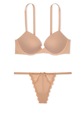 Комплект белья Smooth Push-Up Bra Set Praline