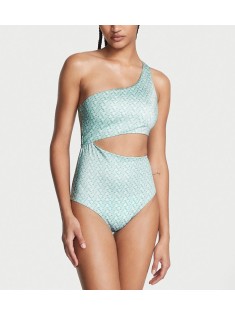 Купальник Victoria's Secret Cutout Swimsuit Green Shell