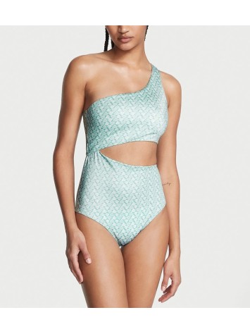 Купальник Victoria's Secret Cutout Swimsuit Green Shell