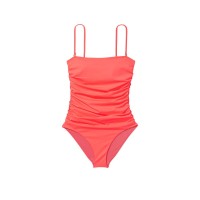 Купальник Victoria's Secret Ruched One-Piece Swimsuit Coral