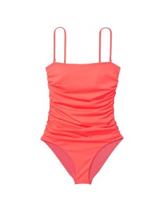 Купальник Victoria's Secret Ruched One-Piece Swimsuit Coral