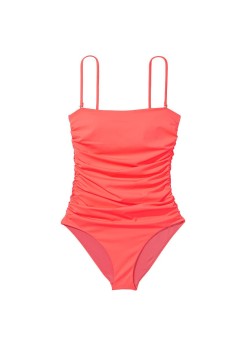 Купальник Victoria's Secret Ruched One-Piece Swimsuit Coral