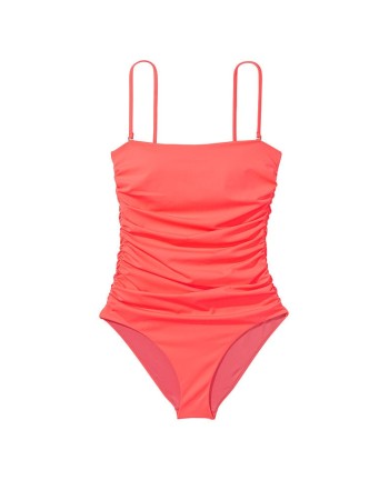 Купальник Victoria's Secret Ruched One-Piece Swimsuit Coral