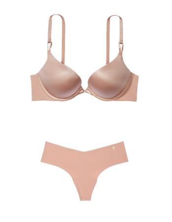 Комплект белья Bombshell Add-2-Cups Push-Up Bra Macaron Thong Set