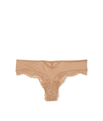 Трусики Smooth Cutout Back Thong Panty Sweet Praline