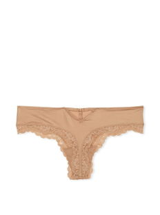 Трусики Smooth Cutout Back Thong Panty Sweet Praline