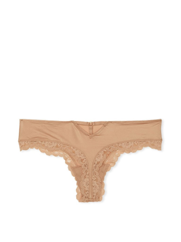 Трусики Smooth Cutout Back Thong Panty Sweet Praline
