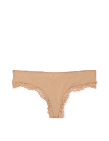 Трусики Smooth Cutout Back Thong Panty Sweet Praline