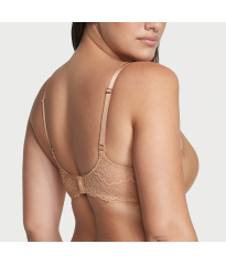 Бюстгальтер Wicked Unlined Smooth & Lace Balconette Bra Praline