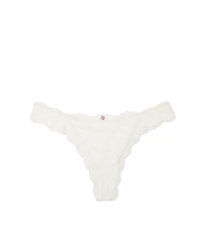 Трусики Dream Angels Lace Thong Panty Coconut White