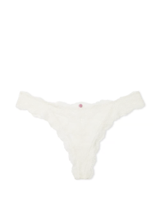 Трусики Dream Angels Lace Thong Panty Coconut White