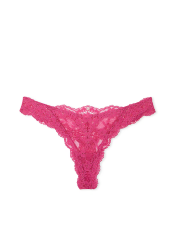 Трусики Dream Angels Lace Thong Panty Luscious Rose