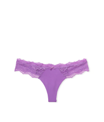 Трусики Dream Angels Lace-Trim Thong Panty Purple 