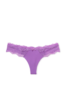 Трусики Dream Angels Lace-Trim Thong Panty Purple 