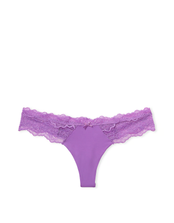 Трусики Dream Angels Lace-Trim Thong Panty Purple