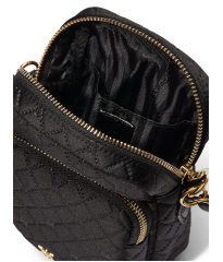 Сумка Phone Crossbody Bag Black Satin