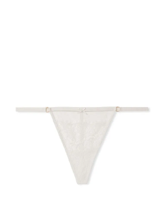 Трусики Lace V-String Panty Coconut White