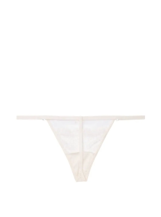 Трусики Lace V-String Panty Coconut White