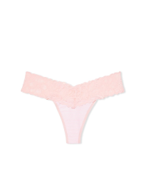 Трусики Lace Thong Panty Pink