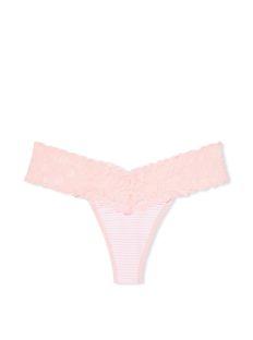 Трусики Lace Thong Panty Pink