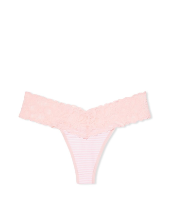 Трусики Lace Thong Panty Pink