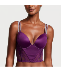 Бюст Double Shine Strap Push-Up Corset Top Grape Soda