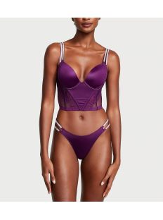 Комплект білизни Double Shine Strap Push-Up Corset Top Set Grape Soda