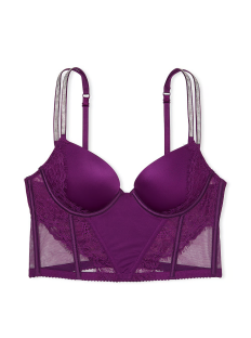 Бюст Double Shine Strap Push-Up Corset Top Grape Soda