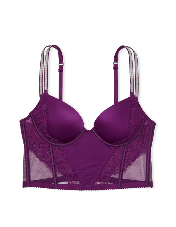 Бюстье Double Shine Strap Push-Up Corset Top Grape Soda