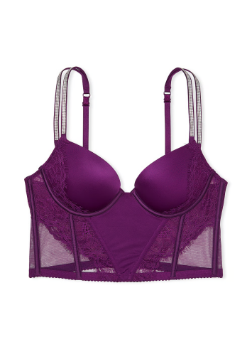 Бюстье Double Shine Strap Push-Up Corset Top Grape Soda