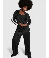 Спортивний костюм Mesh Tech Cropped Full-Zip Jacket Wide-leg Pants Deep Black